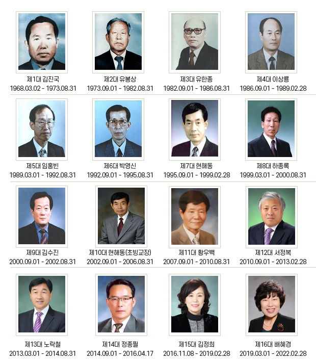 역대교장선생님